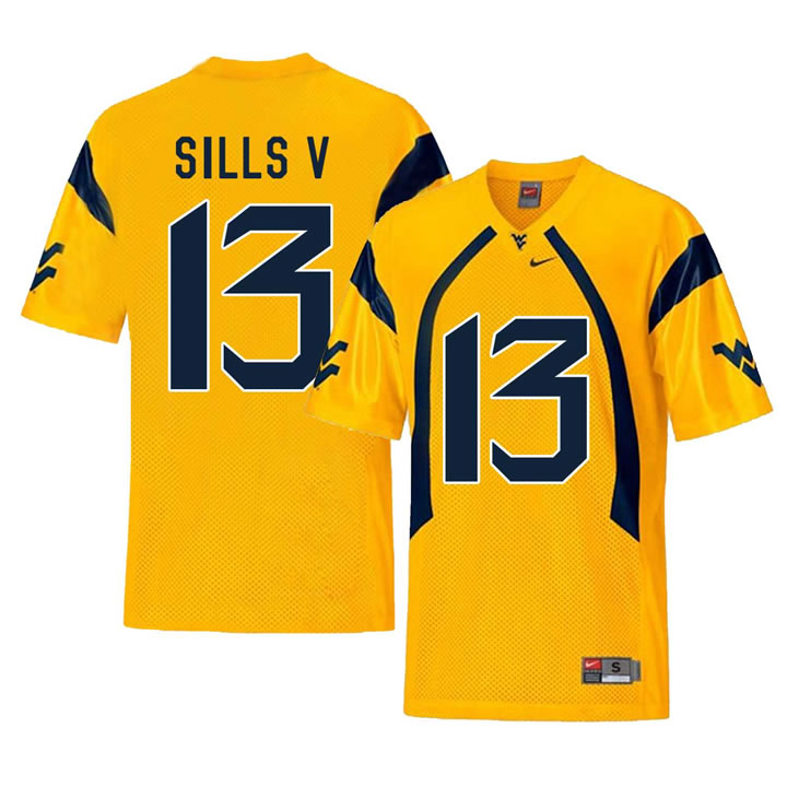 West Virginia Mountaineers 13 David Sills V Gold College Football Jersey Dzhi,We sell and wholesale West Virginia Mountaineers 13 David Sills V Gold College Football Jersey Dzhi on line form chian!